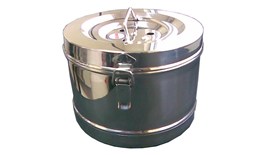 Hộp inox hấp bông gòn